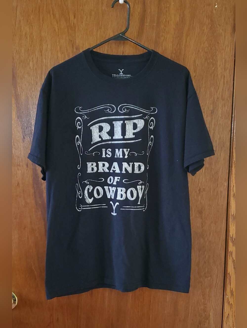 Yellowstone RIP Is My Brand Of Cowboy T Shirt Sz Large